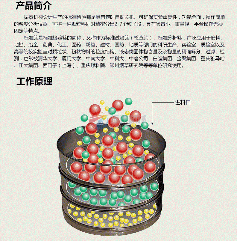 石膏粉檢測標準試驗篩原理